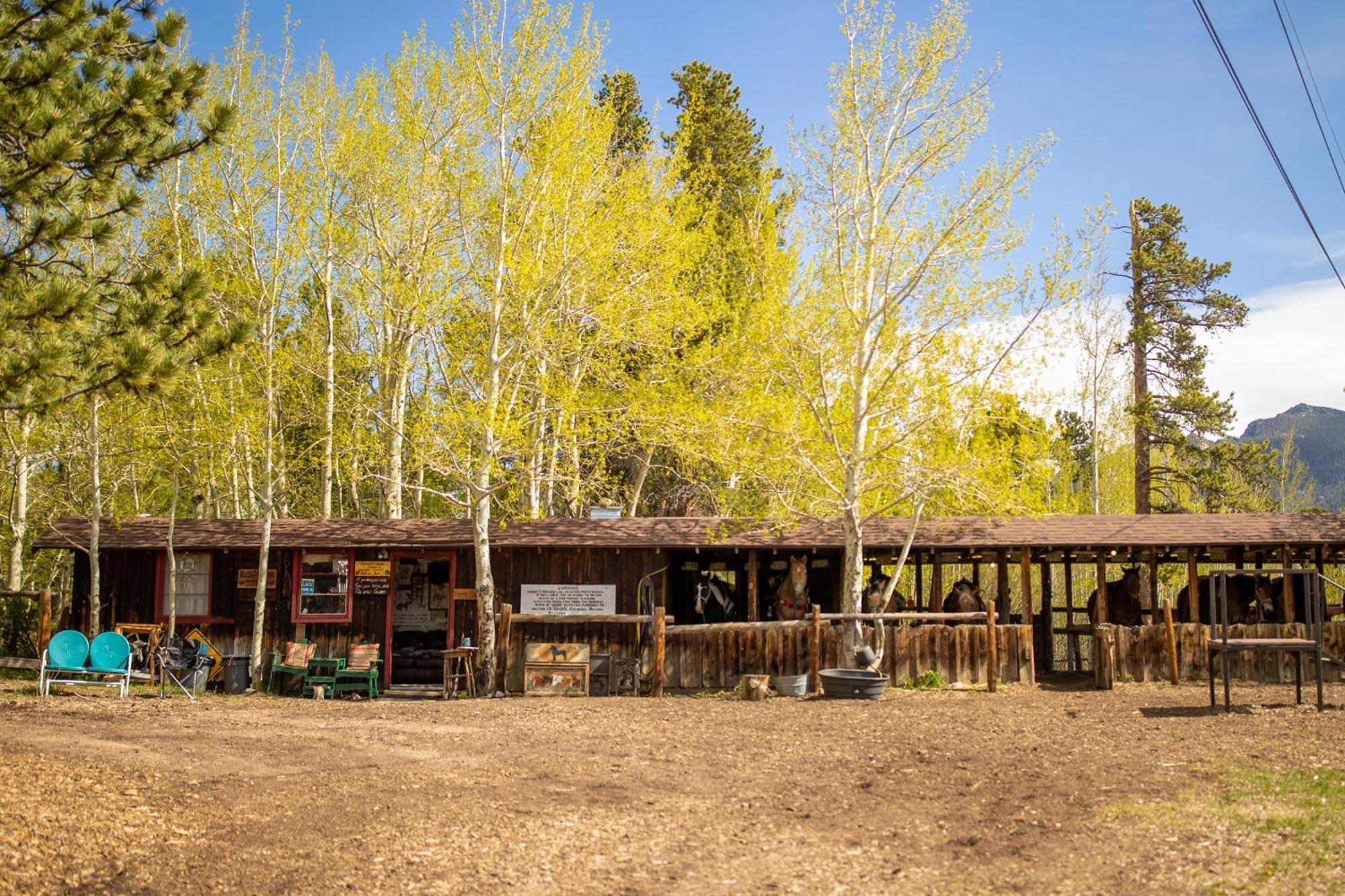 The Meeker Park Lodge Allenspark Exteriör bild